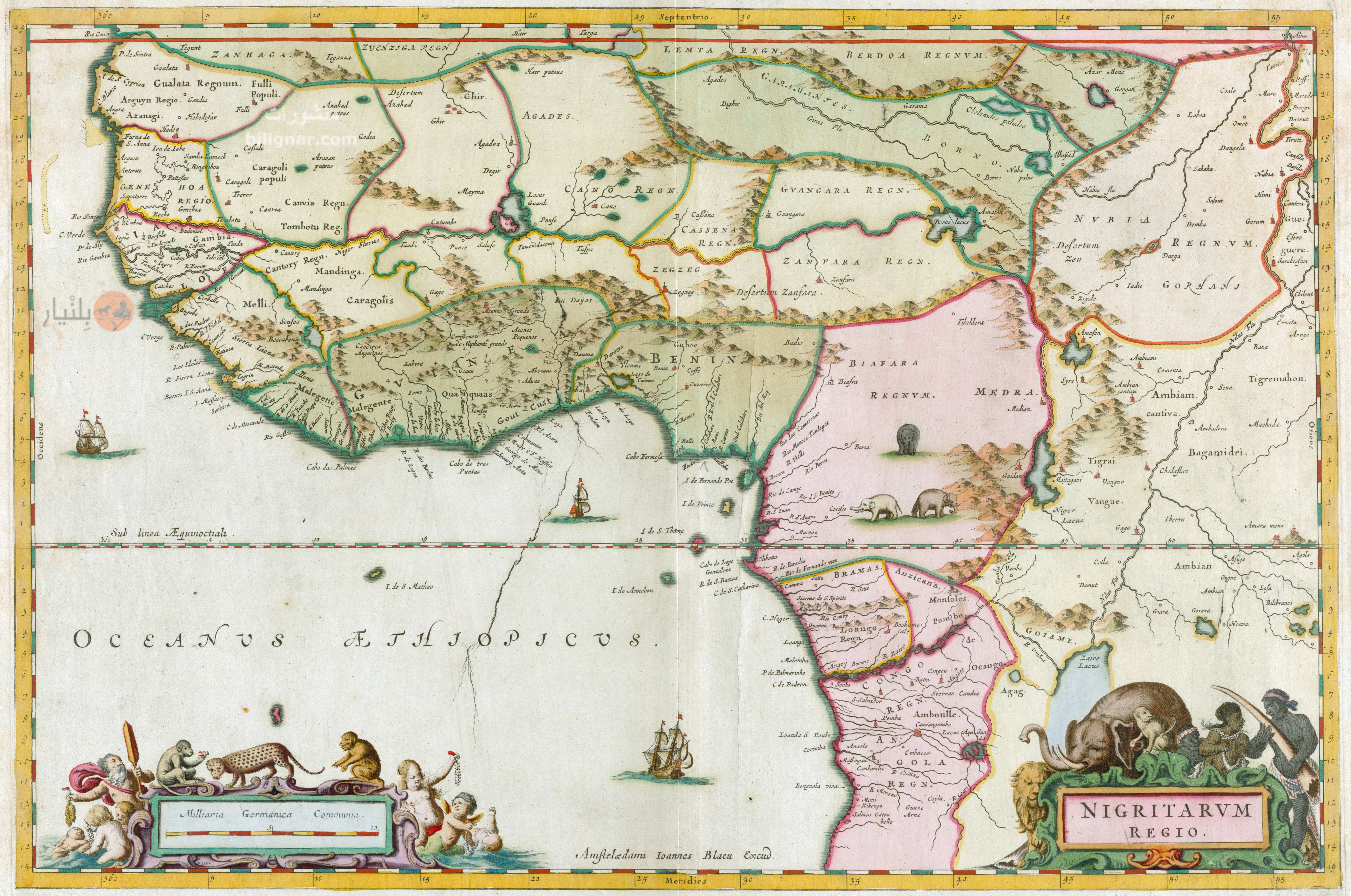 خرائط إفريقيا عبر السنين (1375م - 1900م)